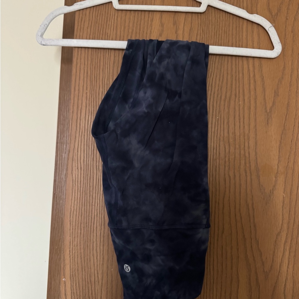 Blue Tie-Dye Leggings